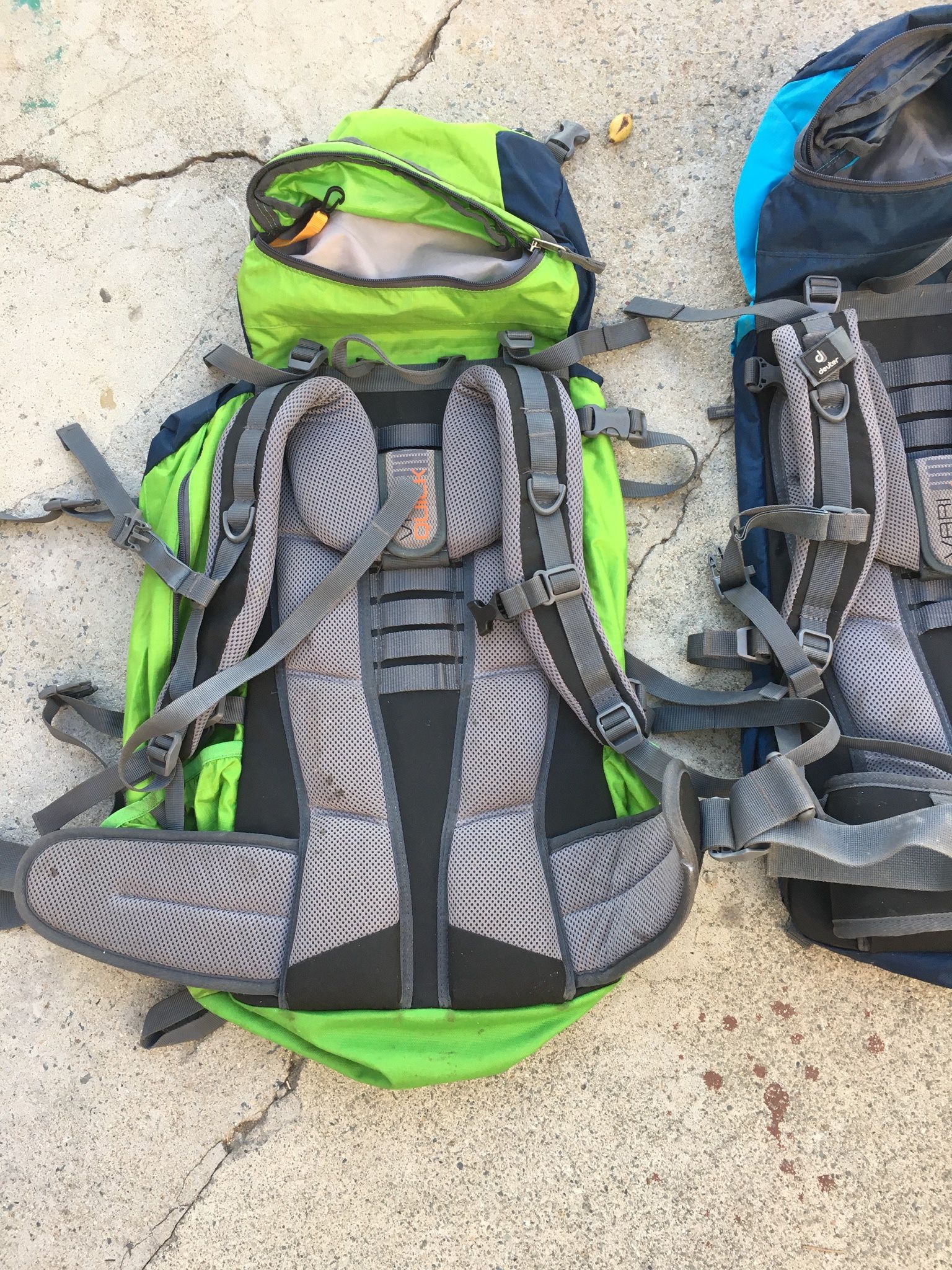 Two Deuter Fox 40 Youth Backpacks For Sale