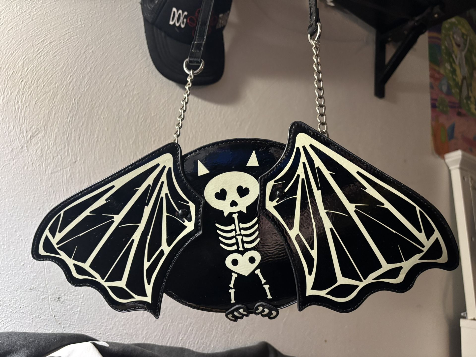 Betsy Johnson Glow In The Dark Bat Purse