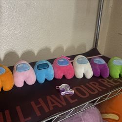 Among Us Plush Keychain