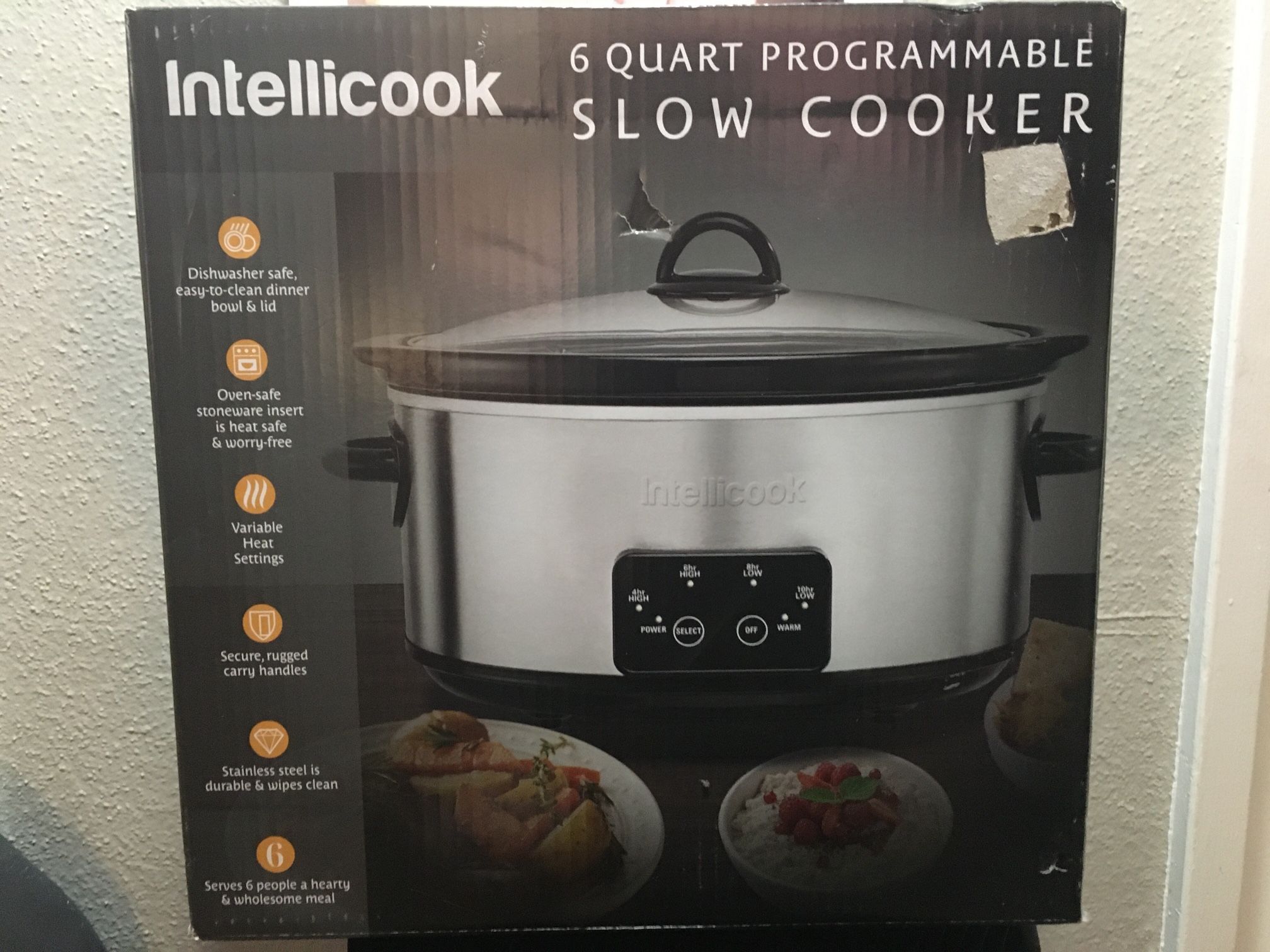 Intellicook Programmable Slow Cooker