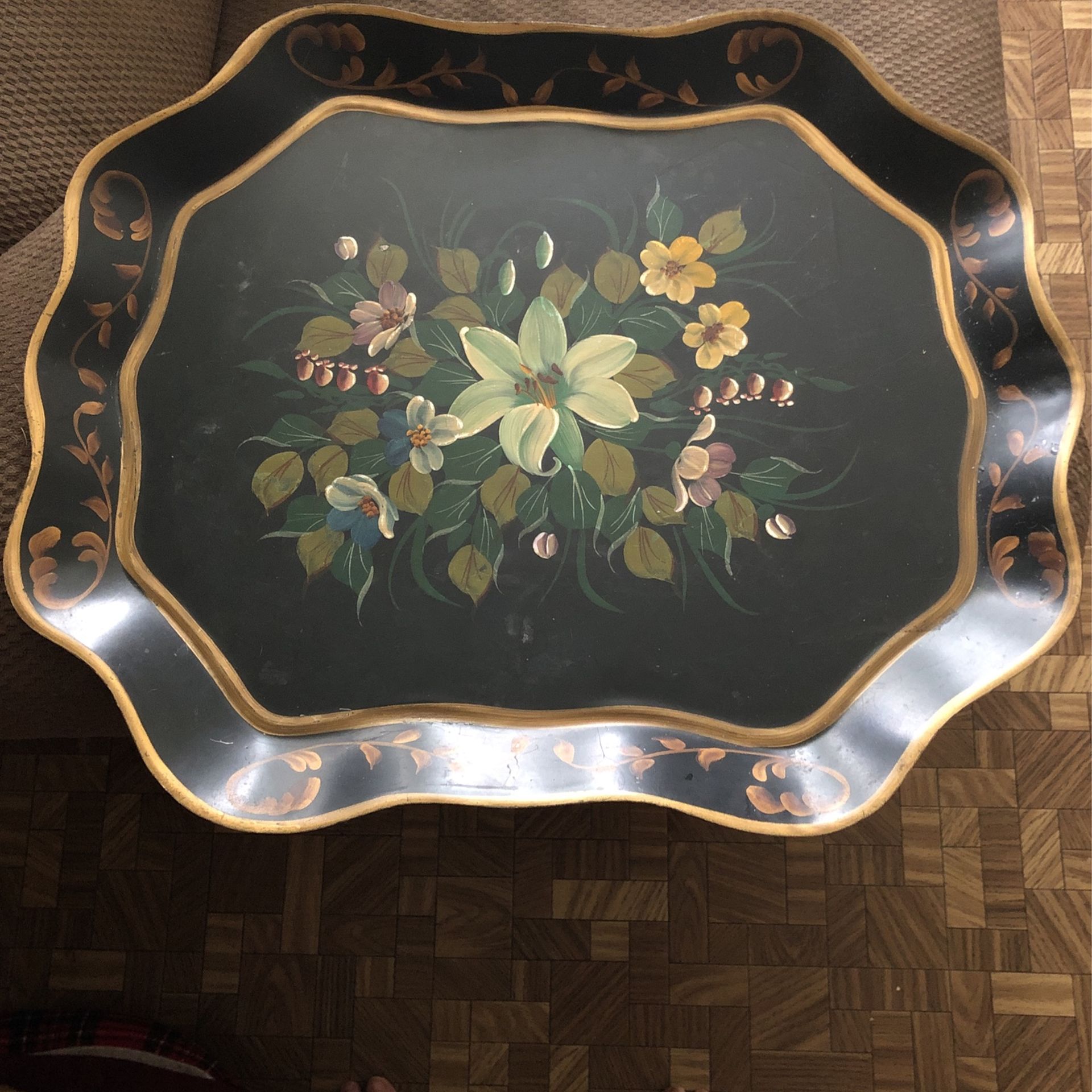 Large Metal, 1940’s Tray
