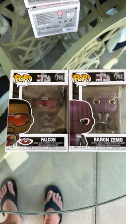 Funko Pop marvel the falcon and winter soldier set
