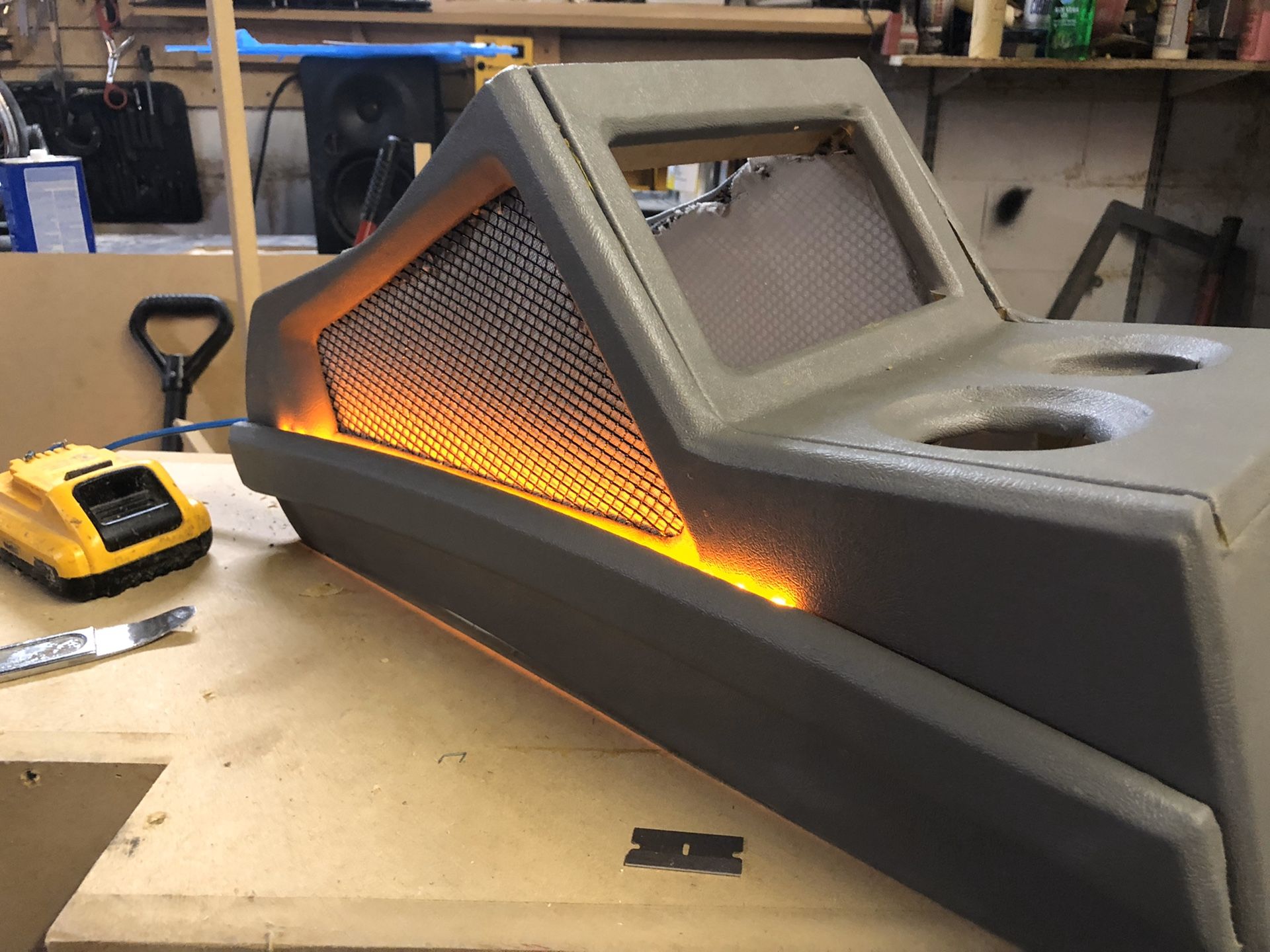 CUSTOM BUILT NEW CENTER CONSOLE