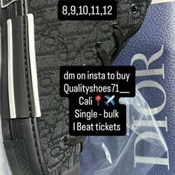 Dior B23 Black High Top Shoes 