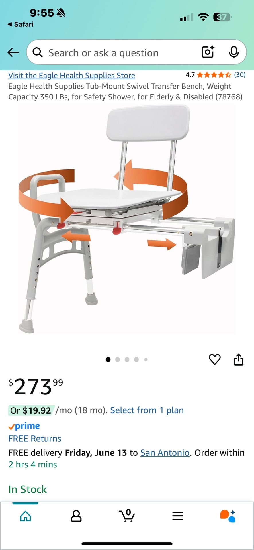 Eagle Health Transfer Shower Bench For Elderly Eagle Health