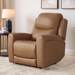 Holden Leather Power Recliner with Power Headrest