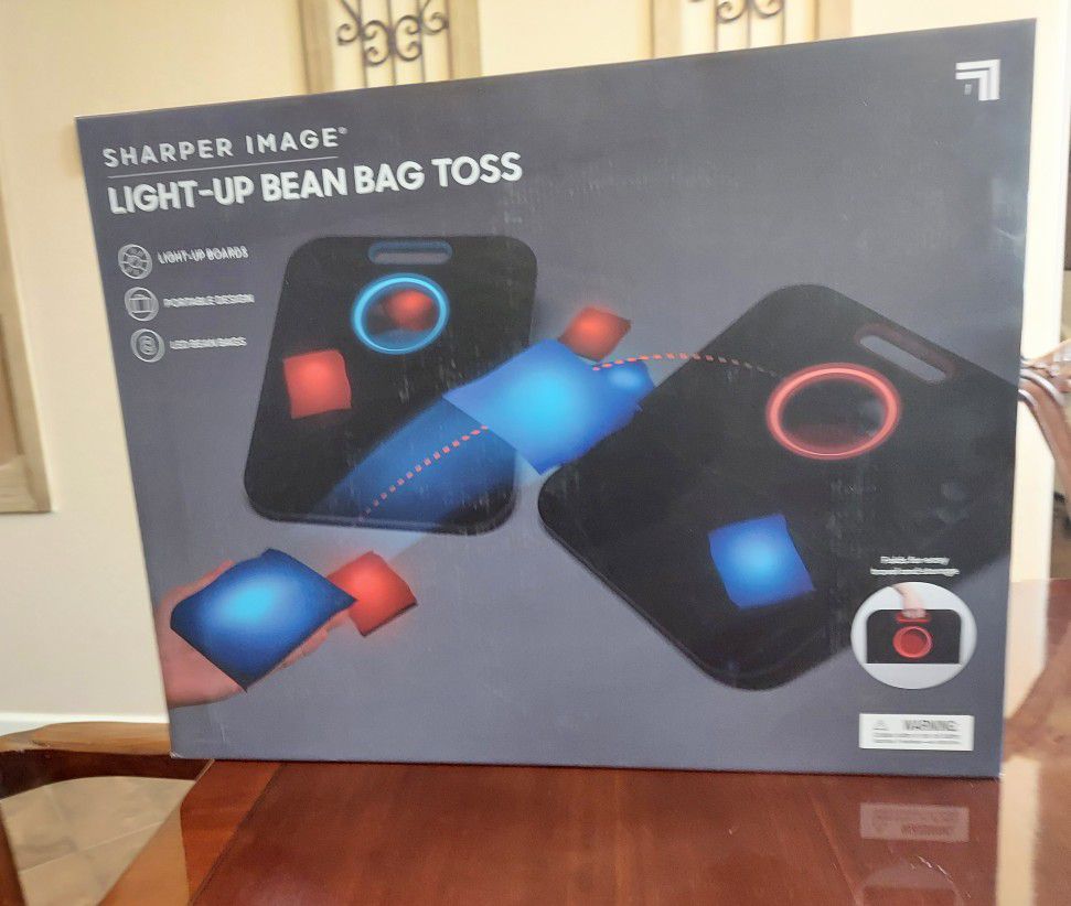 Sharper Image Light-Up Bean Bag Toss  (New )