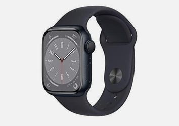 Apple Watch Series 8 (41mm, Midnight Aluminum Case, Midnight Sport Band)