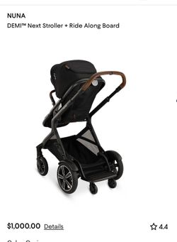 NUNA DEMI™ Next Stroller + Ride Along Board, brand new