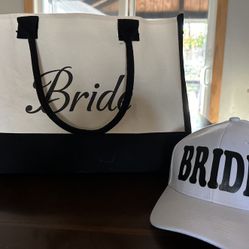 Bridal Tote And Hat