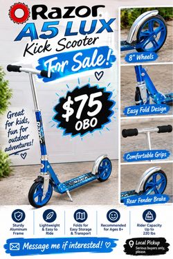 Razor A5 Lux Kick Scooter