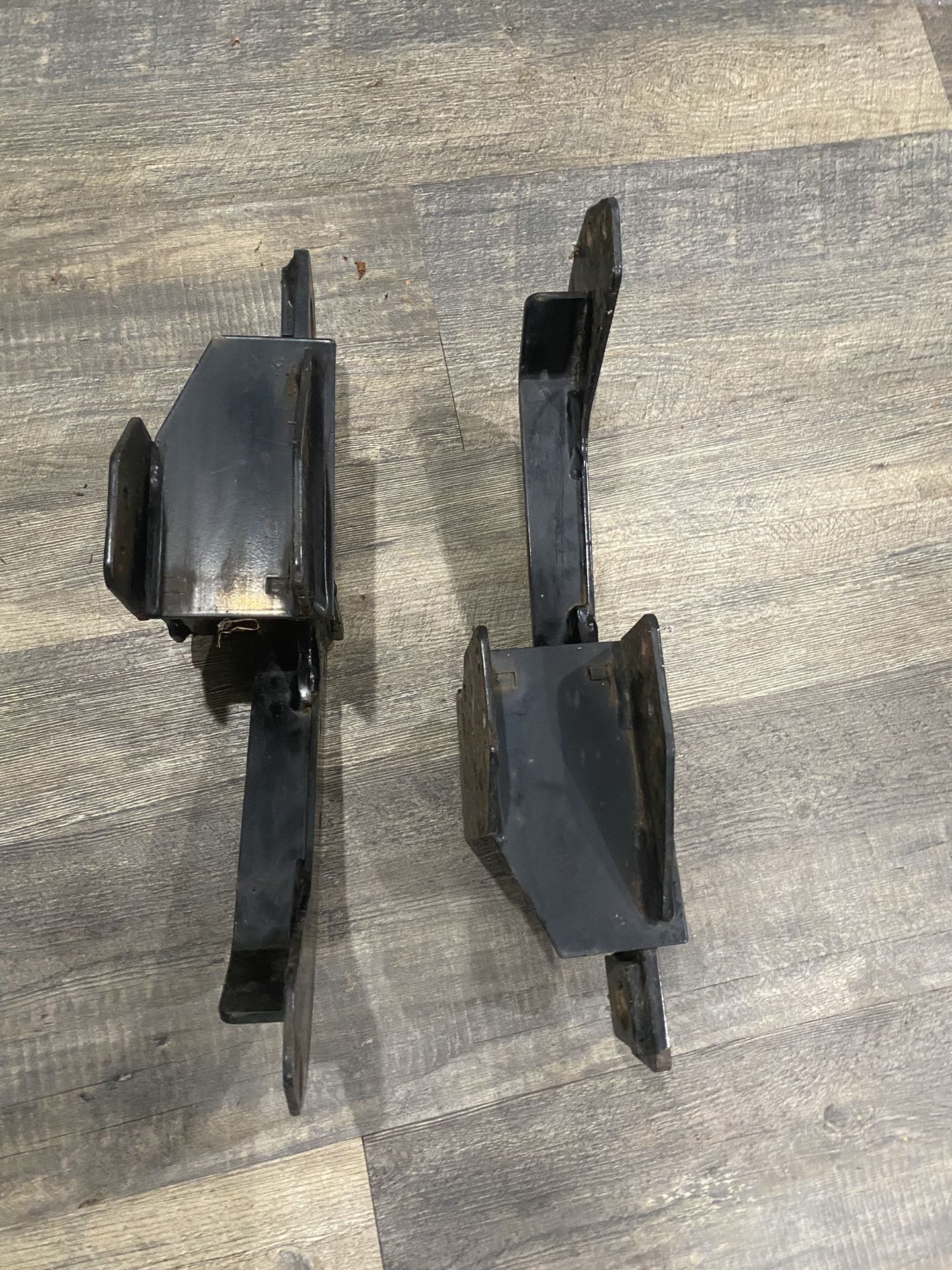 Fisher Snowplow Push Plates 2007-2019 Chevy Silverado And Gmc Sierra K1(contact info removed)-1