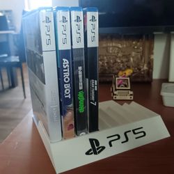 PlayStation 5 PS5 Game Case Display Stand Organizer – Holds 10 Games