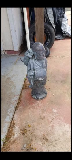 Travelling Buddha Stone Statue