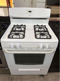 White Kenmore Stove