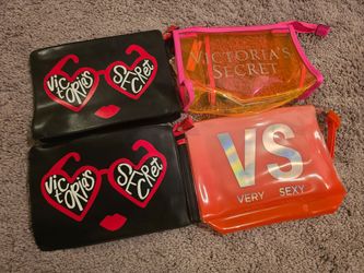 Victoria's Secret Makeup Travel Bags Lot