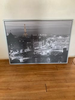 Large decorative Paris canvas for sale