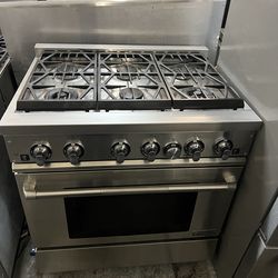 Jenn air 36” gas range