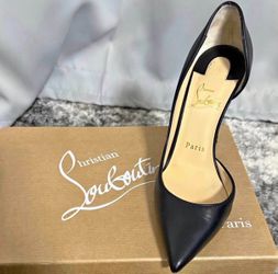 Louboutin Iriza 100mm Black Heels size 36.5