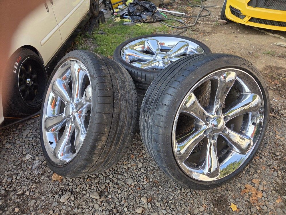 Twenty two inch rims and tires