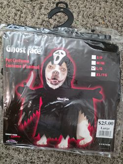 Dog ghost face Costume