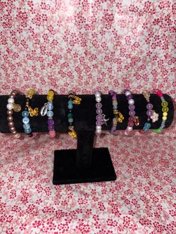 Glossy Bracelet Set 9pc