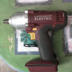 1/2 -18 Vot Chicago Electric Impact Gun Needs Battery And Charger