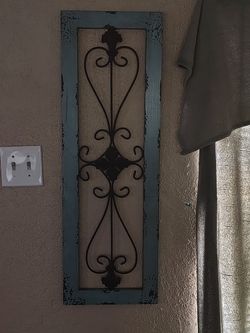 Two matching wall art