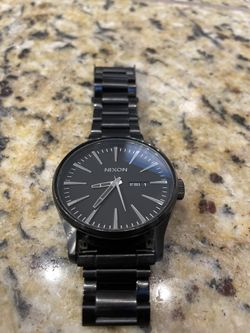 Nixon And Citizen Black Watches 