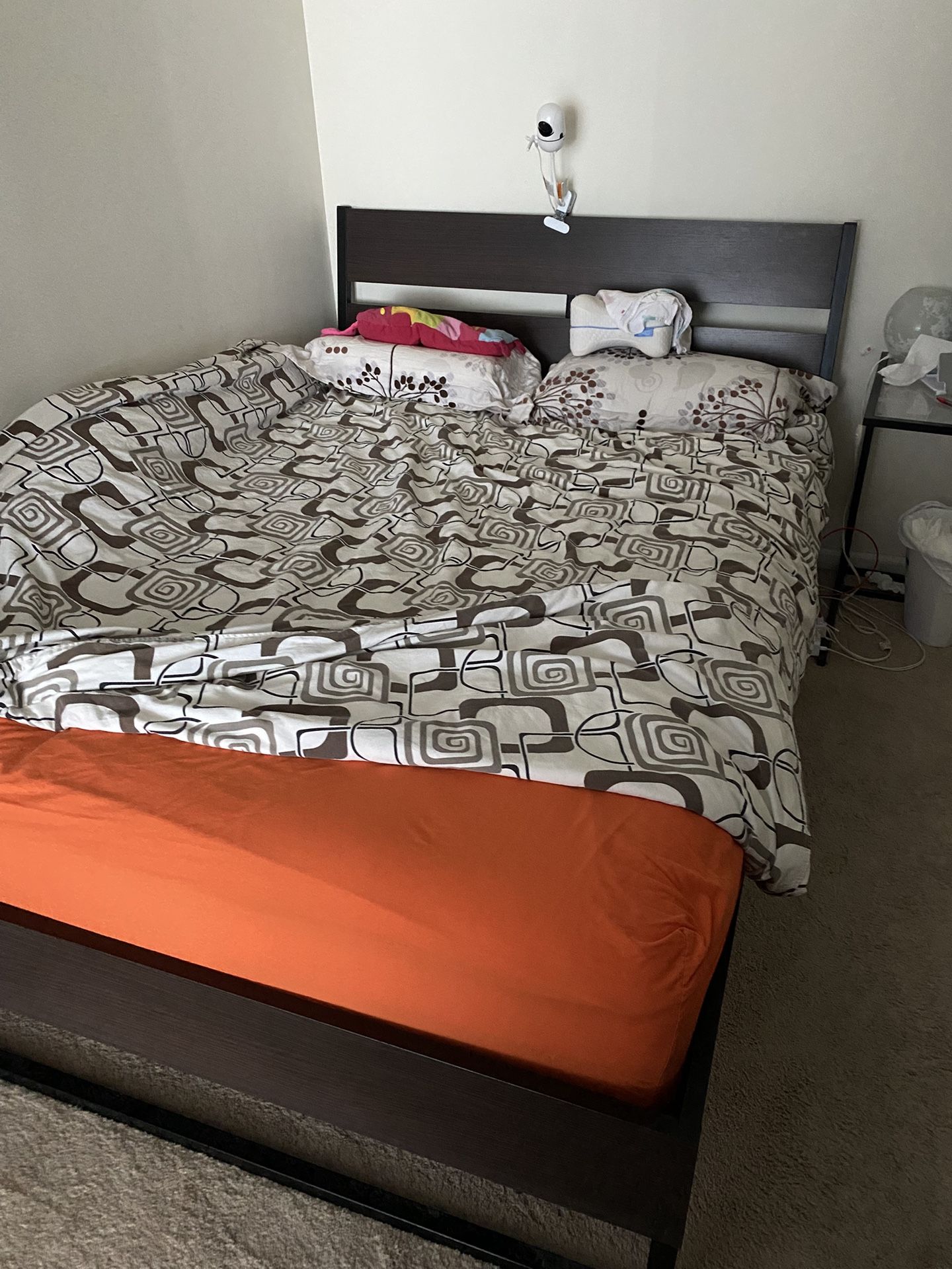 Ikea full size bed metal frame