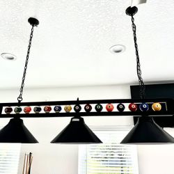 Pool Table Chandelier 