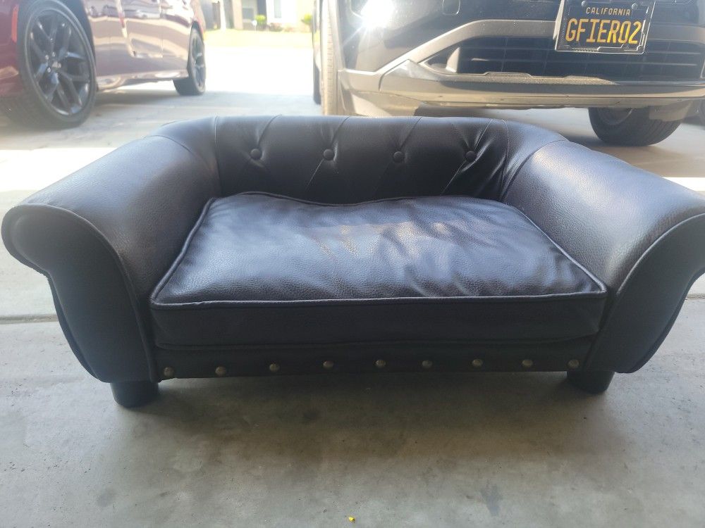 Leather Dog Couch