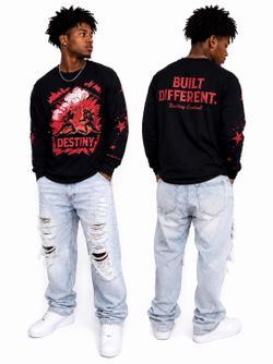 Destiny Control “BUILD DIFFERENT LONGSLEEVE SHIRTS