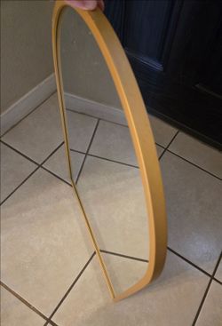 New 20 x 30 inches mirror gold frame