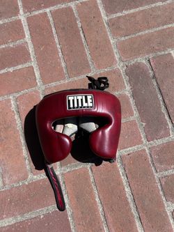 Authentic Vintage Title Boxing Head Gear