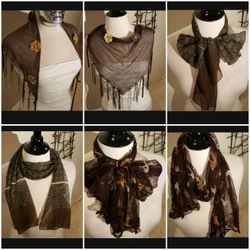 3 Scarf 3 For $10 , The elephant 🐘 Print has Been Sold 