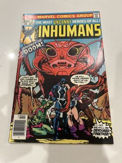 Inhumans # 7 Marvel Comic Book Hulk Black Bolt Medusa Lockjaw, High Grade, NM+