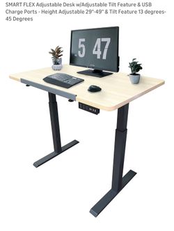 Adjustable height desk