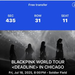 Black Pink Tickets 