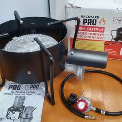 Backyard pro high output, burner range $130