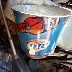 Aluminum Miller Lite Beer  Pale 