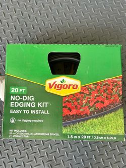 Vigoro 20 ft No-Dig Edging Kit