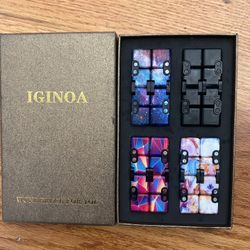 4 Packs Infinity Cube Toy Stress Relieving Game for Kids