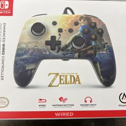 Zelda Wired Controller For Nintendo Switch 