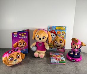 PAW Patrol Skye Bundle – Books, Plush, and Figures