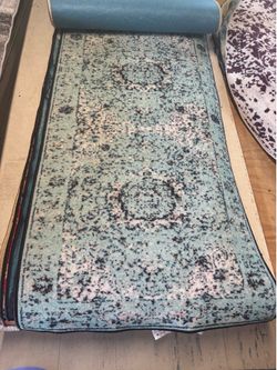 Summer area rug runner new