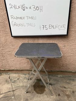 Foldable Pet Grooming Table 24x18x30