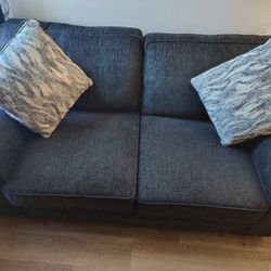 Charcoal LOVESEAT BY LIVING SPACE