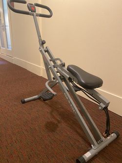 Squat Ride N Row Exercise Machine - Glute And Abs Workout