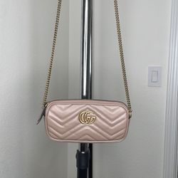 Gucci Mini Marmont Matelasse Crossbody Bag